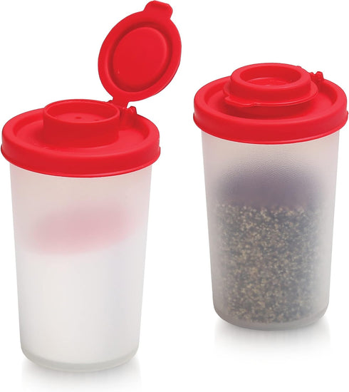 SIGNORAWARE Salt and Pepper Shakers Set of 2, Moisture Proof Large Shaker for Camping, Kitchen, Travel