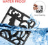 Vintage Square Cast Iron Trivet, Heat Resistant Metal Mat for Kitchen Countertop Hot Dishes