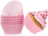 Baking Cups, 100 Pieces Pink Paper Cupcake Liners, Nonstick Muffin Molds for Parties