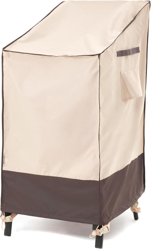 F&J Outdoors Waterproof Anti-UV Heavy Duty High Back / 4 Stackable Chairs