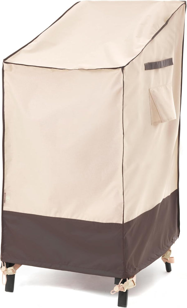 F&J Outdoors Waterproof Anti-UV Heavy Duty High Back / 4 Stackable Chairs