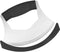 Luxiv Mezzaluna Knife Salad Chopper - Stainless Steel Mezzaluna Knife with Protection Cover, Vegetable Chopper for