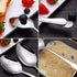 HANSGO Teaspoons Stainless Steel, 6 Piece Dinner Spoons Set, 6.7 inches for Home Kitchen or Restaurant
