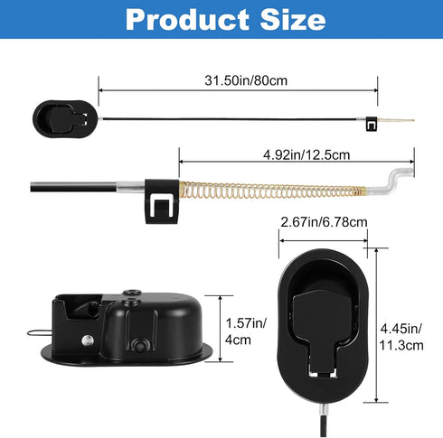 Nonley Heavy-Duty Metal Recliner Handle Replacement Parts - Fits Most Major Recliner Couch Sofa Chairs