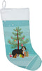 Caroline's Treasures CK3804CS Bernedoodle Christmas Tree Stocking - Fireplace Hanging Stockings Holiday Decor