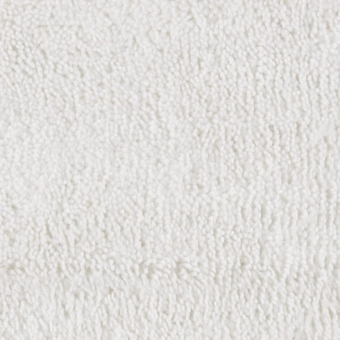 Popular Bath Sinatra Modern Contour Bath Rug - Stylish Luxury Bath Mat for Shower - Unique Design - White