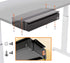 Stand Steady Attachable Under Desk Drawer, Pull-Out Storage Organizer with Smooth Sliding Tracks, Black