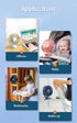 Mini Clip on Fan Battery Operated, 2500mAh 4 Inches Portable Fan for Outdoors, Baby Stroller, Car Seat