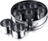 7 8 inch Vinod Stainless Steel Masala Dabba, Spice box, Compartments with Lid, Diameter, See-through