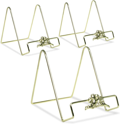 Cherub Angel Design Display Easel - Set of 3 for Highlighting Small Flat Decor Items - 6" H