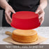 4 packs Silicone Cake Pans for Baking,Round Cake Molds for Cupcake,Cheese Cakes and Chocolate Cakes, Non-stick silicone bakeware sets BPA free(2 pcs 6 inch + 2 pcs 8 inch) by saphe