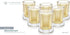 Set 6 (6 oz 177 ml) Teabloom Modern Insulated Turkish Tea Glasses - of Double Walled Glass Teacups /