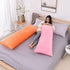 TAOSON Cozy 20x54 20x54 Inches, Luxury Soft Long Pillowcase, Zippered Velvet Body Pillow Cover, Pillow Protector