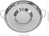 BESTonZON Stainless Steel Comal Concave Pan, Non-Stick Stir Fry Pan for Kitchen Restaurant Outdoor (Silver 36CM)