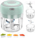 Electric Mini Food Chopper, Rechargeable Small Processor for Garlic, Puree, Onion, Herb, Veggie, Ginger, Fruit Blender