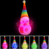 Honoson 5 7 Pieces Colors Changing Glowing Snowmen Light Christmas Snowman Light Changing LED Night Light Table