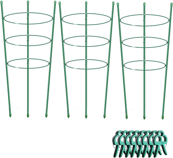 Alliico Plant Support Cages for Climbing Plant 20" Flower Cherry Tomato cage with