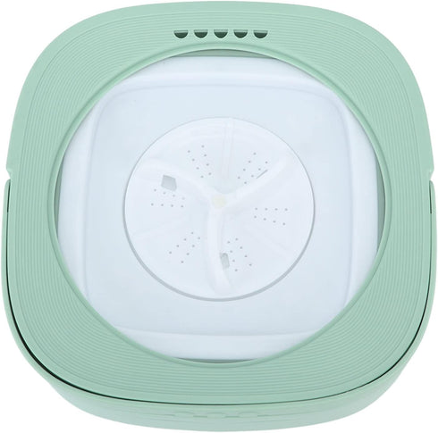 TOPINCN Automatic Portable Foldable Washing Machine, Mini ABS US Plug 100-240V for Travel (Green)