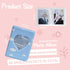 3 Inch Mini Photo Album for Fujifilm Instax Camera, Kpop Photocard Binder, 40 Pockets (Blue)