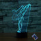 YTDZLTD Creative 3D Taekwondo Night Light 16 Colors Changing USB Power Remote Control