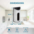 Honey-Can-Do Stainless Steel Plastic Bag Saver & Trash Bag Dispenser, Wall-Mounted Plastic Bag Organizer for Kitchen