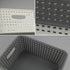 Idomy 6-Pack Plastic Storage Bins, Rectangle