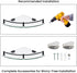 2 Pack Glass Shelf Bathroom Floating Shower Corner Shelves Shampoo Holder with Rail Wall Esquinero para Bao for Inside