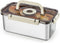 Stainless Steel Bread Box with Handle - a sealed bread storage container