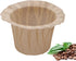 Disposable Coffee Filters, 100 Count Natural Paper, Compatible with Keurig Brewers 1.0 and 2.0, Fit Reusable Coffee Pods