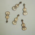 Guitar Magnets for Refrigerator, JruiZhp 16 Pcs Lovely Violin Shaped Magnets for Home and Office Decoration