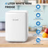 Ecowell WRE100 Mini Bedroom Fridge, 4L/6 Can Portable Compact Refrigerator for Office Dorm Car