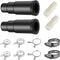 2 Set Dishwasher Connector Kit - Drain Hose Adapter with Inlet Connector, Hose Clamp, Compatible with InSinkErator