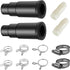 2 Set Dishwasher Connector Kit - Drain Hose Adapter with Inlet Connector, Hose Clamp, Compatible with InSinkErator