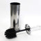 Splash Home Adora Stainless Steel Toilet Brush with Holder, Bowl Scrubber with Durable Cleaning Bristles, Chrome Design