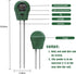Speedinistic 3-in-1 Soil pH Meter - Moisture, Light, and pH Tester for Garden, Lawn, Farm, Indoor & Outdoor Plant Care
