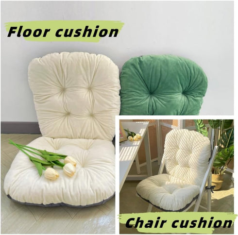 Yuthsona Non-Slip Rocking Chair Cushion Seat Cushion Plush with Ties Soft Seat Pad with High Back Desk Chair Pad