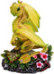 Pacific Giftware PT Starfruit Flower Small Dragon - Home Decorative Resin Figurine