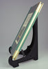 Black Easel Set of 10 - Plastic Folding Display Stands with Adjustable Locking Bar, 5" H