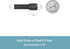 Kenney KN631/5 Spring Tension Rod, 28 to 48 inches, Black