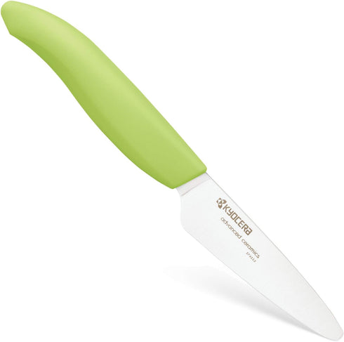 Kyocera Advanced Ceramic Revolution Series, 3-inch Paring Knife, Green Handle