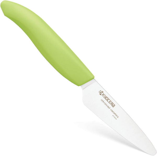 Kyocera Advanced Ceramic Revolution Series, 3-inch Paring Knife, Green Handle
