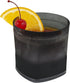Host Freeze Cooling Cup - Old Fashioned Glass with Silicone Band for Bourbon, Scotch, Whiskey, Set of 1, Smoke