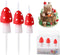 3 Pcs Mushroom Candles Mushroom Birthday Cake Topper Forest Candles Woodland Cupcake