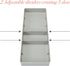 Kitchen Details 3 Compartment Adjustable Drawer Organizer | Utensil & Gadget Holder Tray | Cabinet & Storage