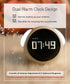 Kids Alarm Clock, Dual Alarm Setting, Adjustable Brightness Night Light, Toy and Gift for Children