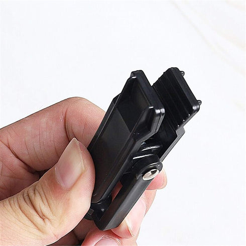 10 PCS Super Strong Plastic Swivel Hanging Hooks, 4.3inch Black Clips for Laundry, Curtain, Beach Towel