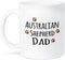 3dRose Mug, Australian Shepherd Dog Dad, 15 oz, Ceramic