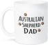 3dRose Mug, Australian Shepherd Dog Dad, 15 oz, Ceramic
