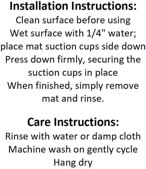 Deluxe Bathtub Mat Non Slip, Soft Foam Bath Mats for Bathroom Tub with Drain Holes, 36” X 17” - Black