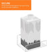 5'' 2 Pack, 5 Inch Clear Acrylic Wall Shelf Small Wall Shelves Display for Small Space